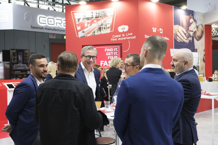 The REPA CEO, Alexander Wiegand at the REPA&PT Booth at Host 2025