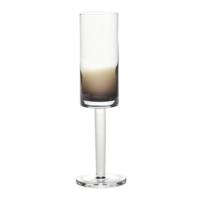 Zuma Champagne Glass, Set of 4 - Stained Amber, $204 by Kelly Wearstler I www.kellywearstler.com