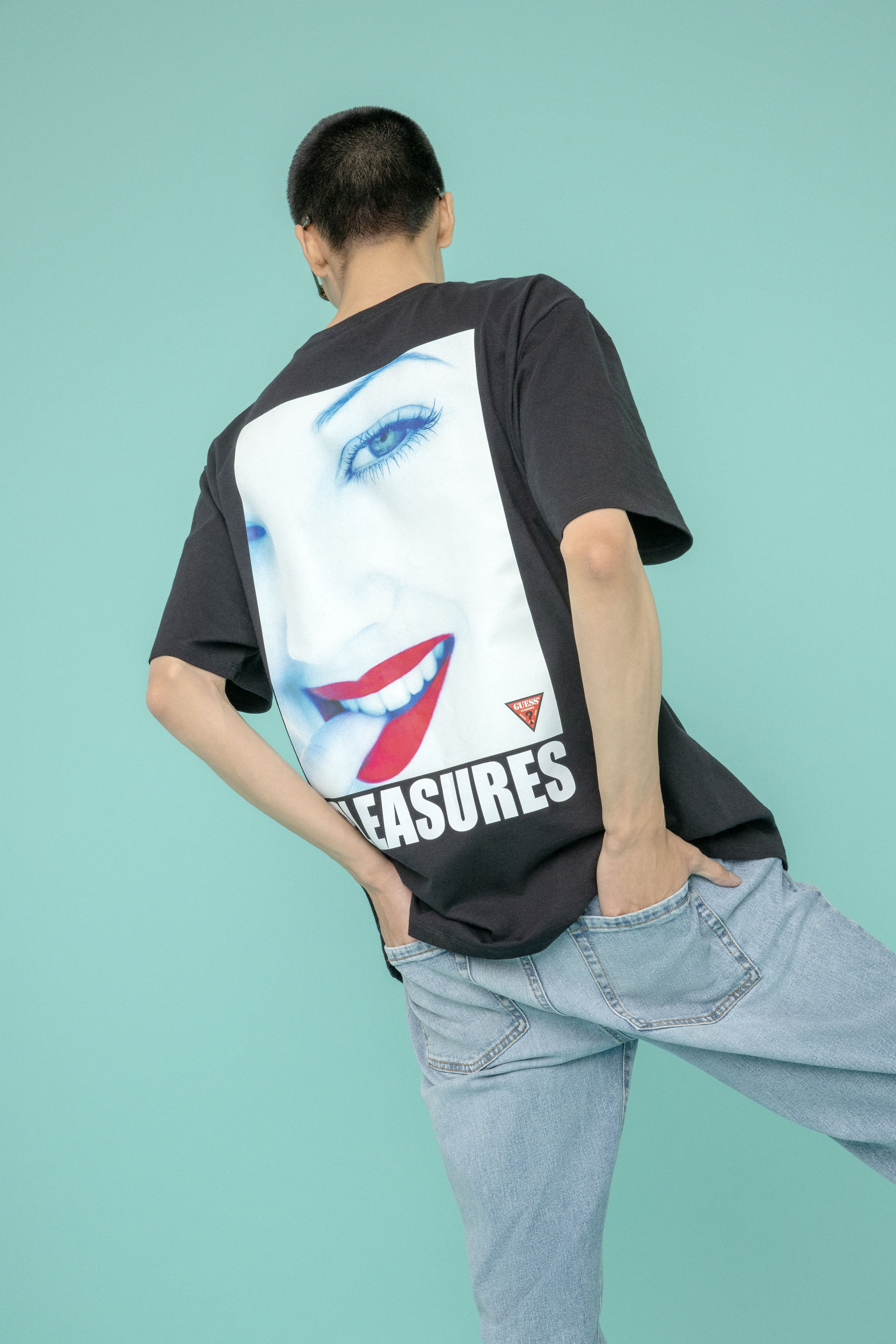 pleasures guess jeans