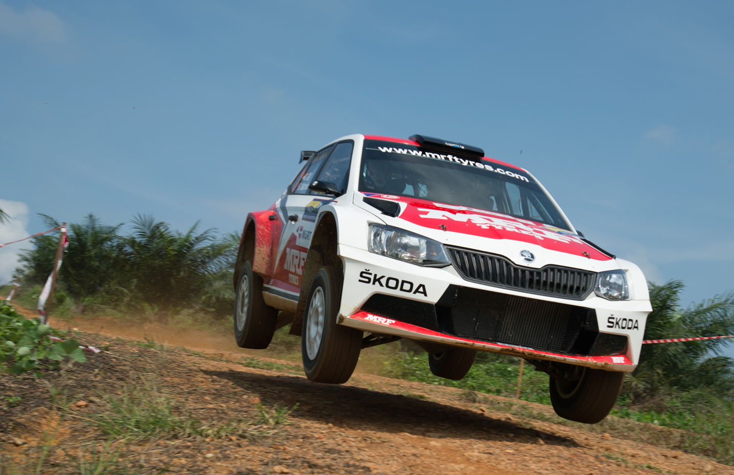 Five out of five: Gaurav Gill has won every leg of this season’s APRC so far. His regular co-driver Glenn Macneall joined him again in Malaysia.