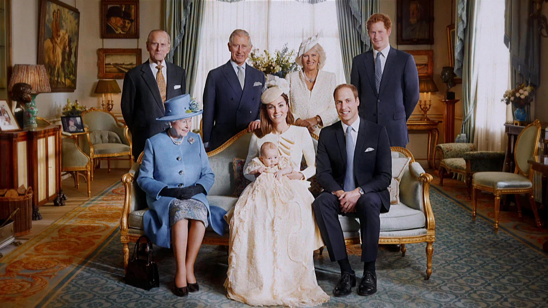 De Britse koninklijke familie (c) CNN De Britse koninklijke familie (c) CNN