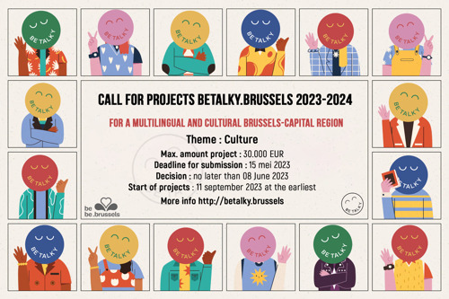 Minister Sven Gatz launches project call 'Betalky.brussels 2023-2024' to promote multilingualism in the Brussels cultural sector