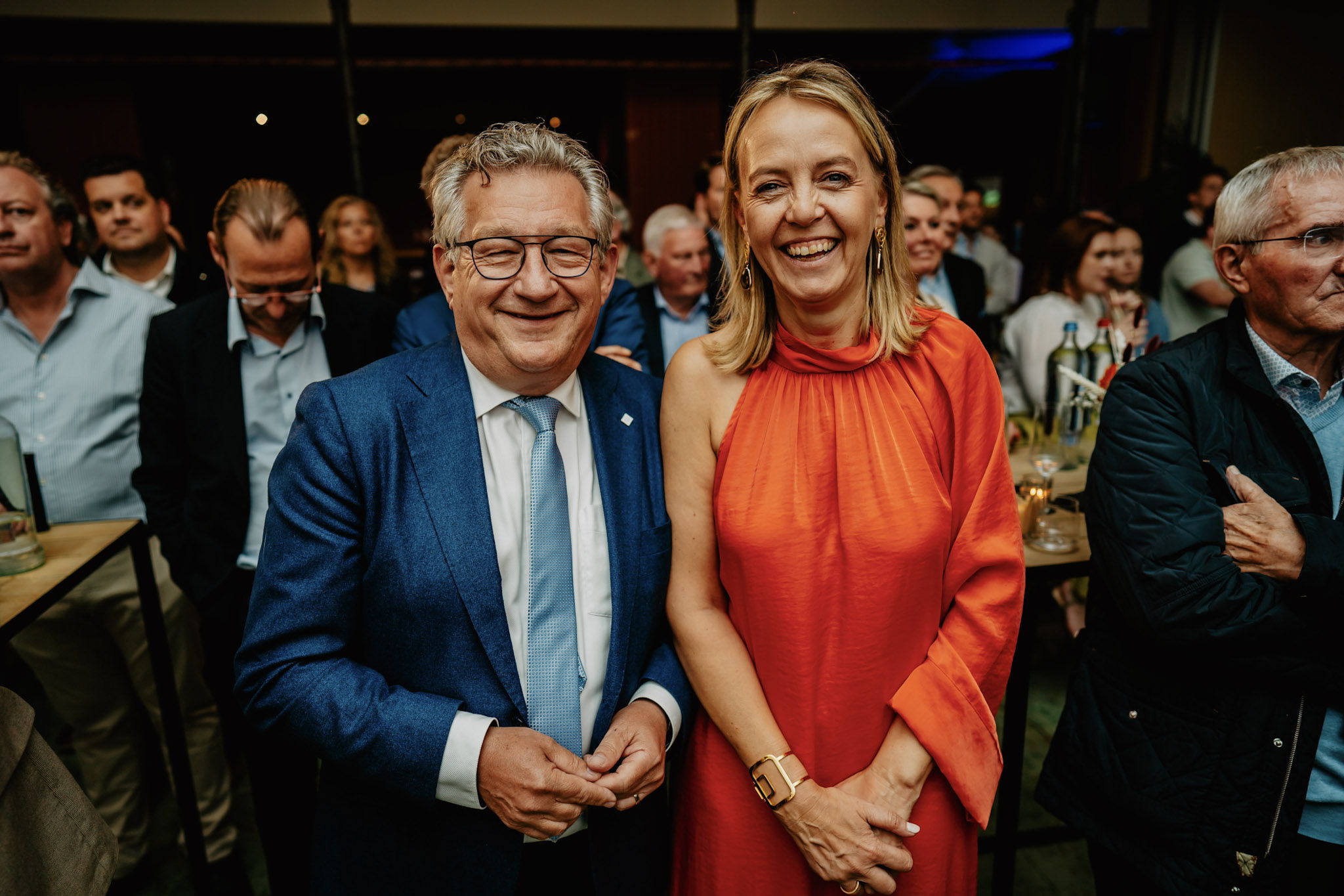 Dirk De fauw, burgemeester van Brugge, en Kathleen Dewulf, CEO van Global Estate Group