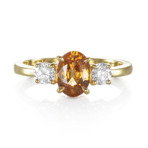 Mère & Fille - Bague-Capucine-grenat-spessartin-or-jaune - 4300€ (1)