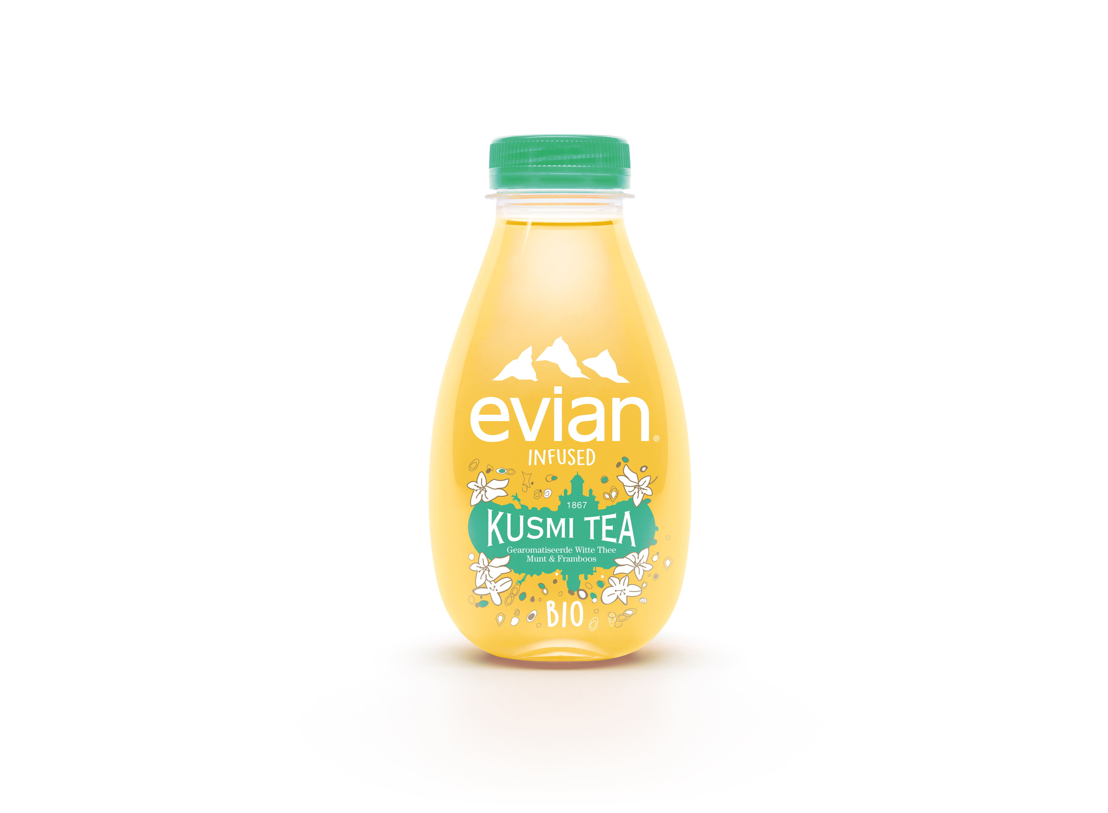 evian® et Kusmi Tea® créent une experience sensorielle unique: «evian infused x Kusmi»