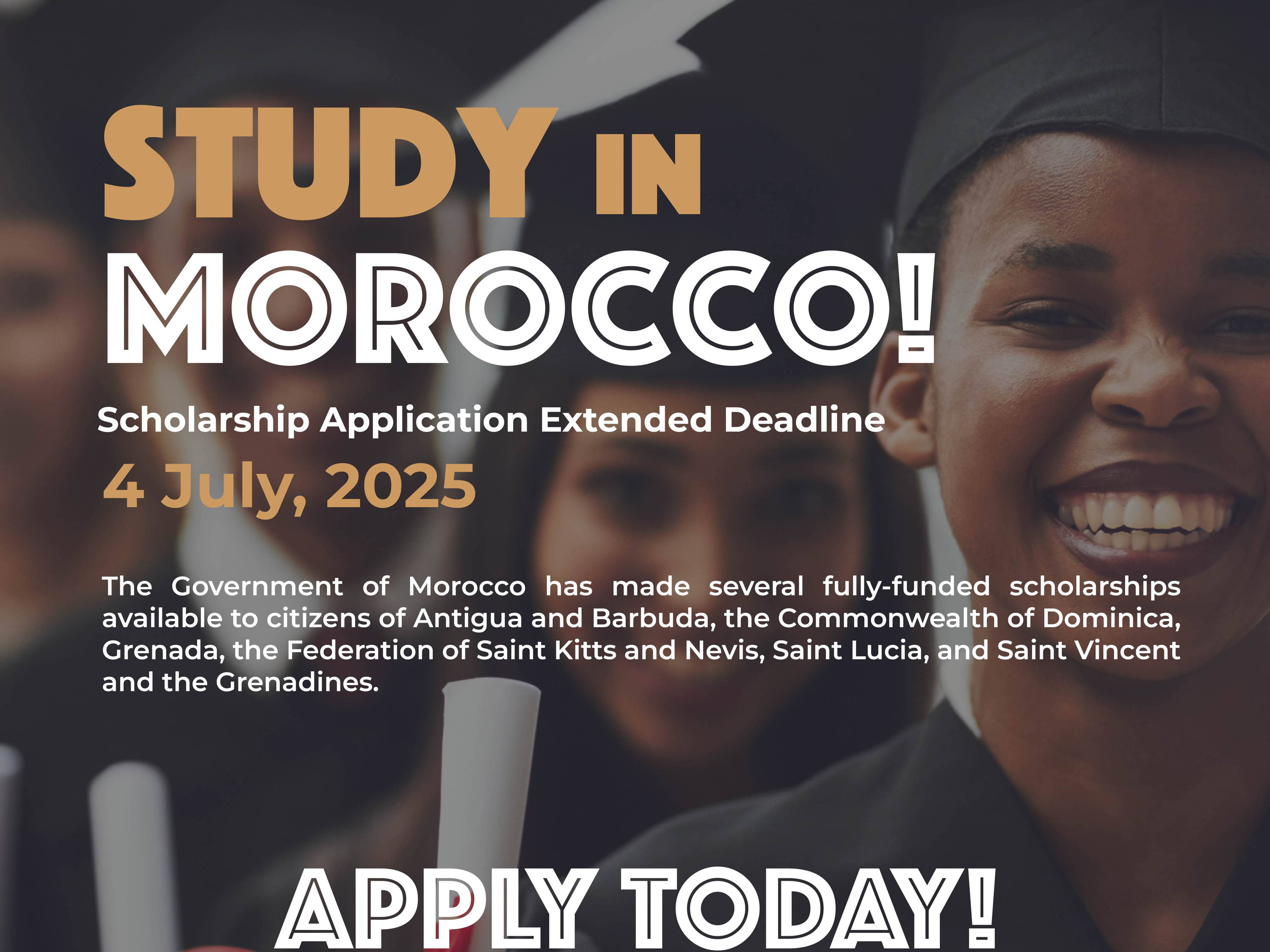 2025/2026 Applications Open - Study in Morocco