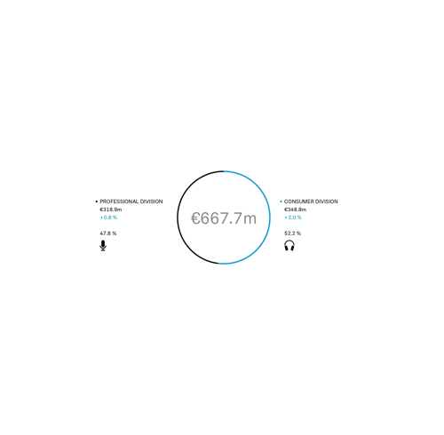 Sennheiser Turnover 2017 by Division