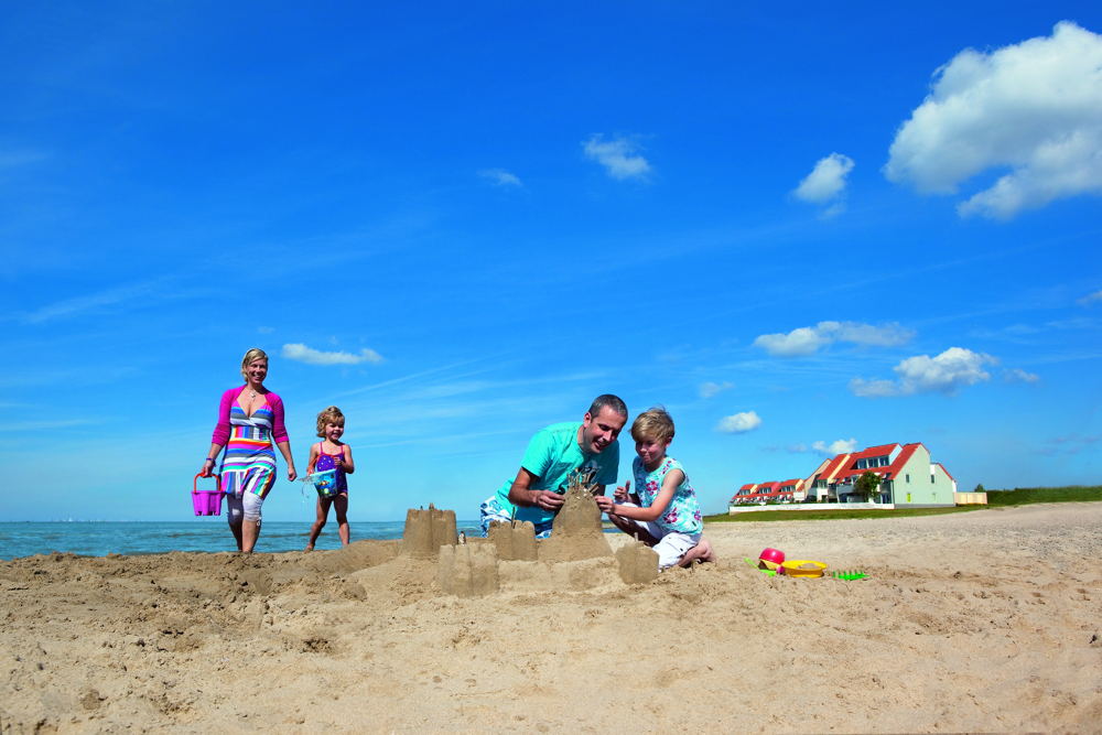 Familienurlaub am Strand