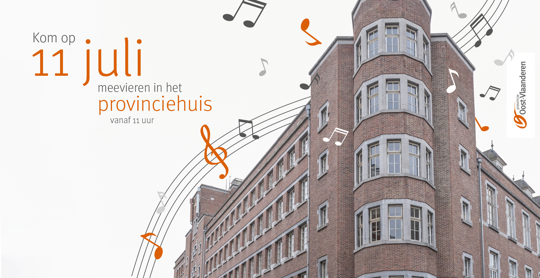 Vlaamse Feestdag in provinciehuis in Gent