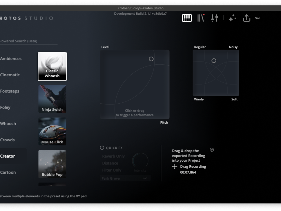 Krotos Introduces the Creator Toolkit: Tailored Sound Effects for Content Creators