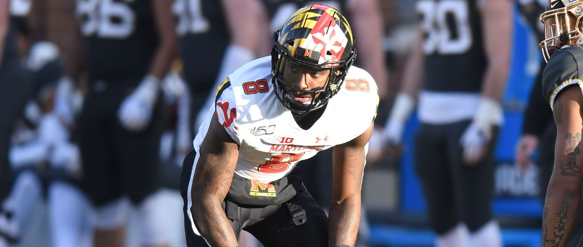 Marcus Lewis with Maryland in 2019 \ Photo Courtesy: Maryland Athletics