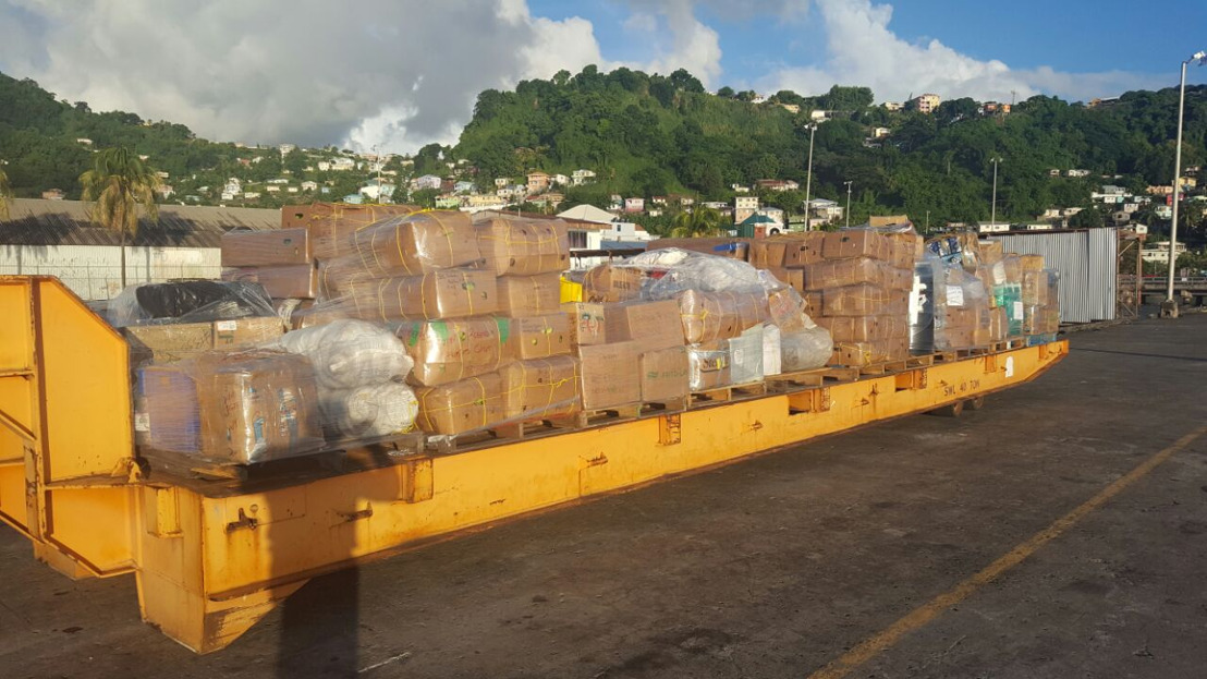 Hurricane Irma: 1800 Tonne Relief Vessel from Saint Vincent and the Grenadines Arrives in the British Virgin Islands