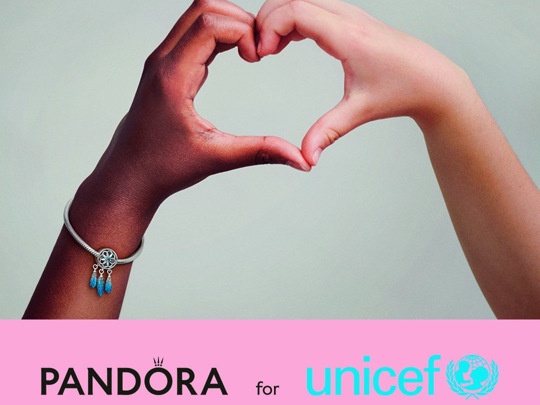 PANDORA LANZA UN NUEVO CHARM FOR CHANGE EN APOYO A LA UNICEF