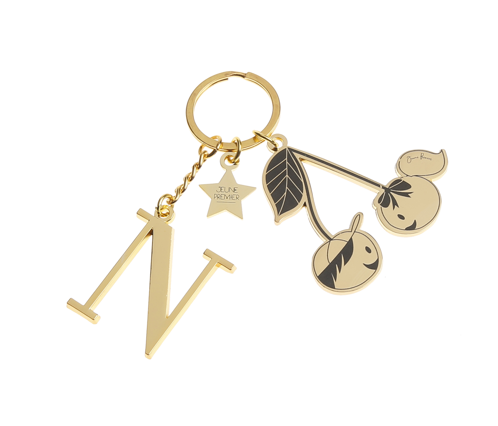 JeunePremier_AW21_Keychain_Shinygold_NNN_Cherries_9,95EUR