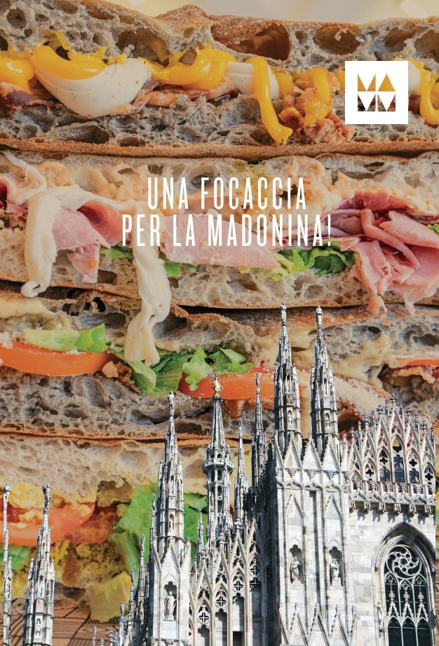 A Milano arriva la focaccia della Madunina!