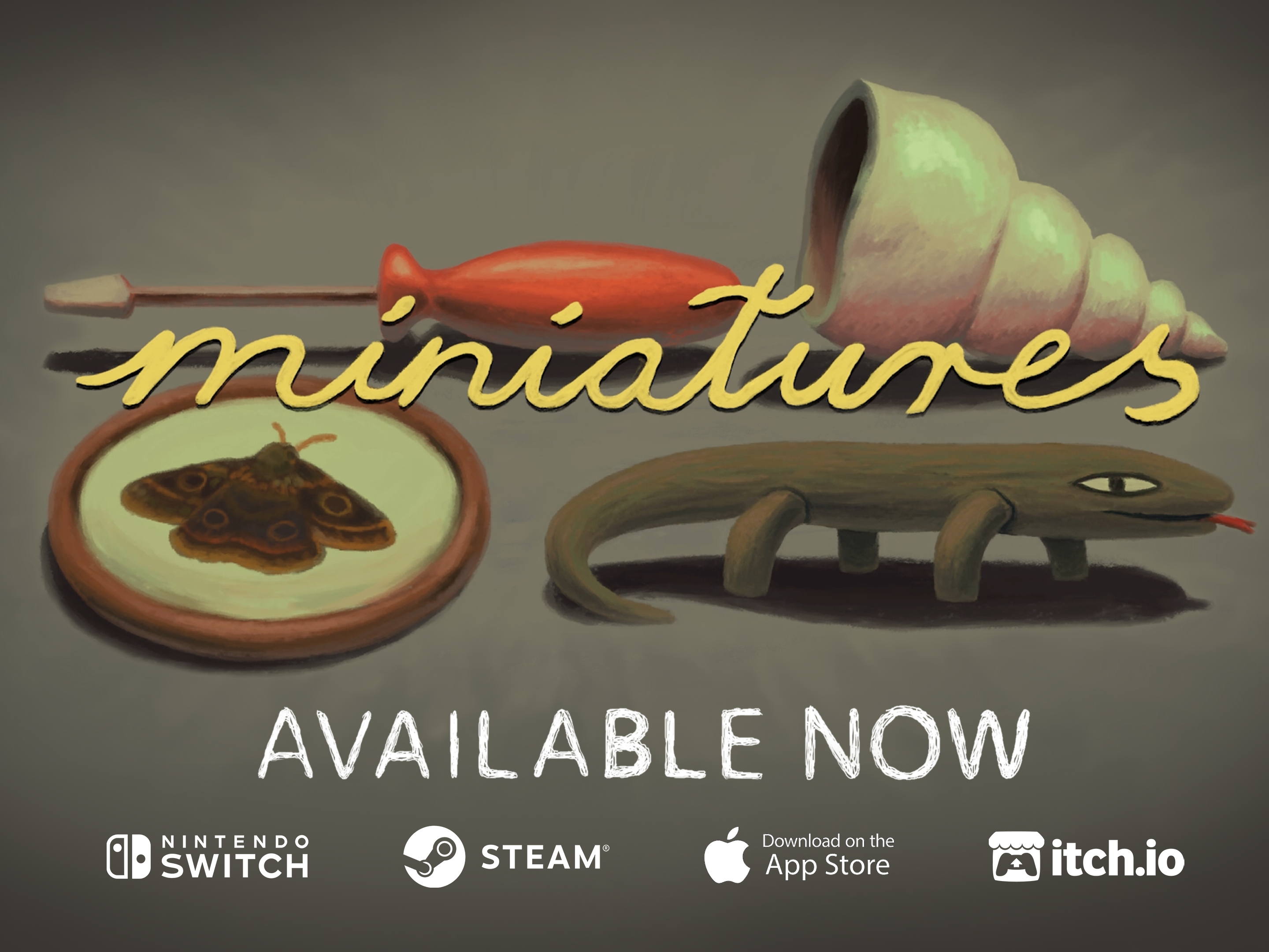 Artistic short story collection Miniatures available now on Nintendo Switch, Steam, itch.io, and iOS
