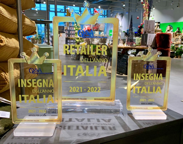 CASA è Retailer dell’Anno 2021-2022 in Italia