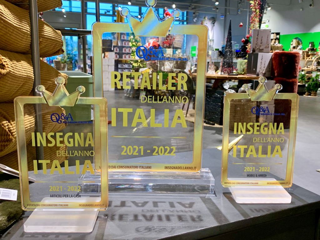 CASA è Retailer dell’Anno 2021-2022 in Italia
