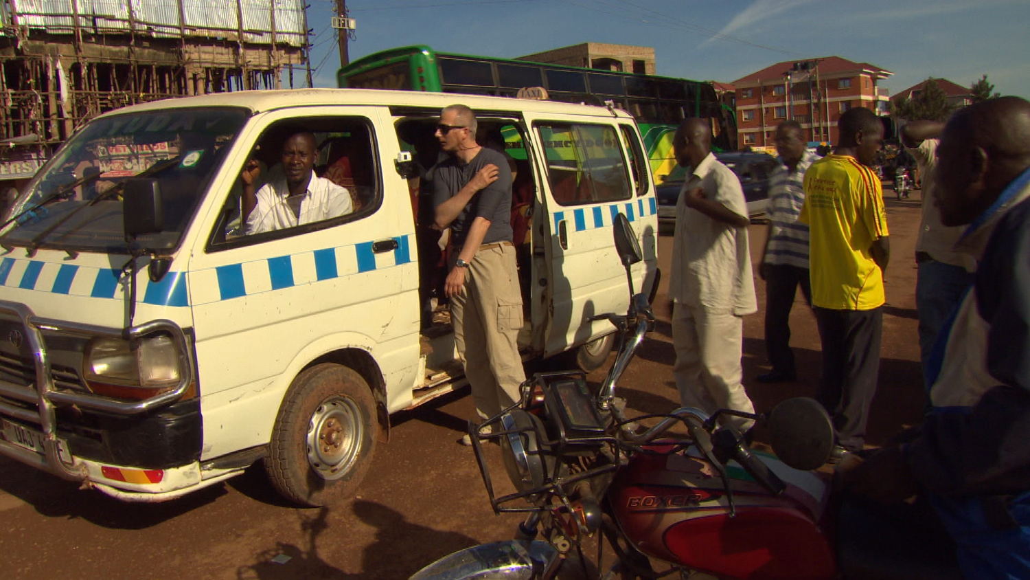 Taxichauffeurs in Oeganda
(c) VRT