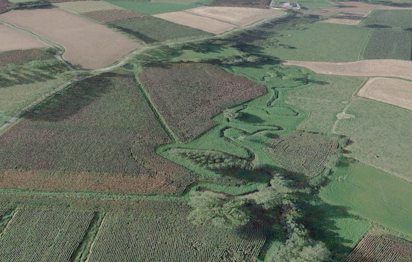 luchtfoto bufferzone