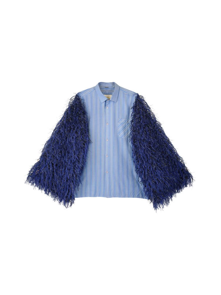 ReBELLE Antwerp_2024_Pino Shirt Stripe Blue_EUR179