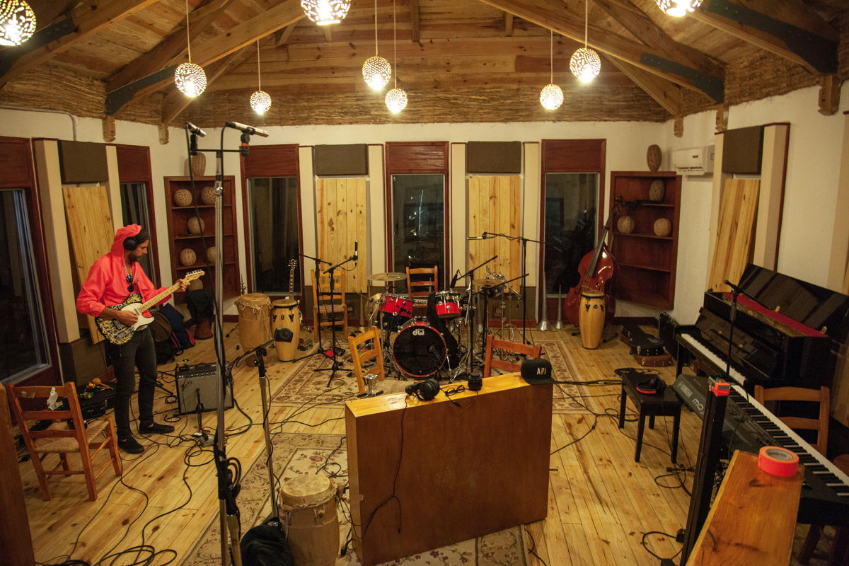 Artists Institute Live Room during Let The Rhythm Lead recording session