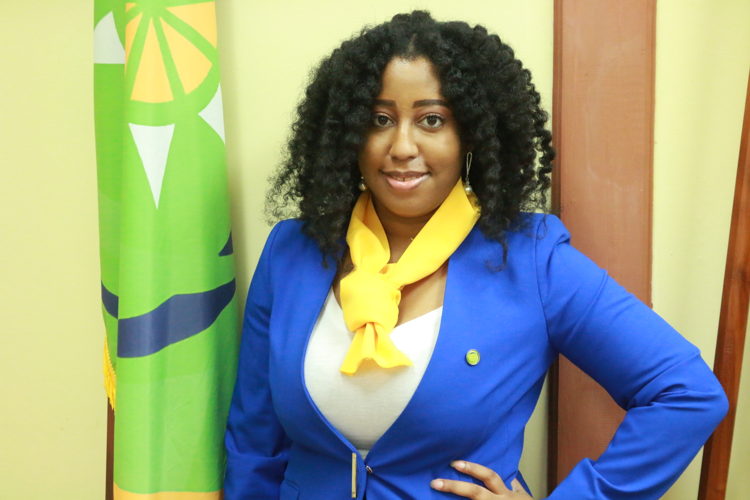 Rovin Fevrier, International Relations Officer at the OECS Commission and Master of Ceremonies.