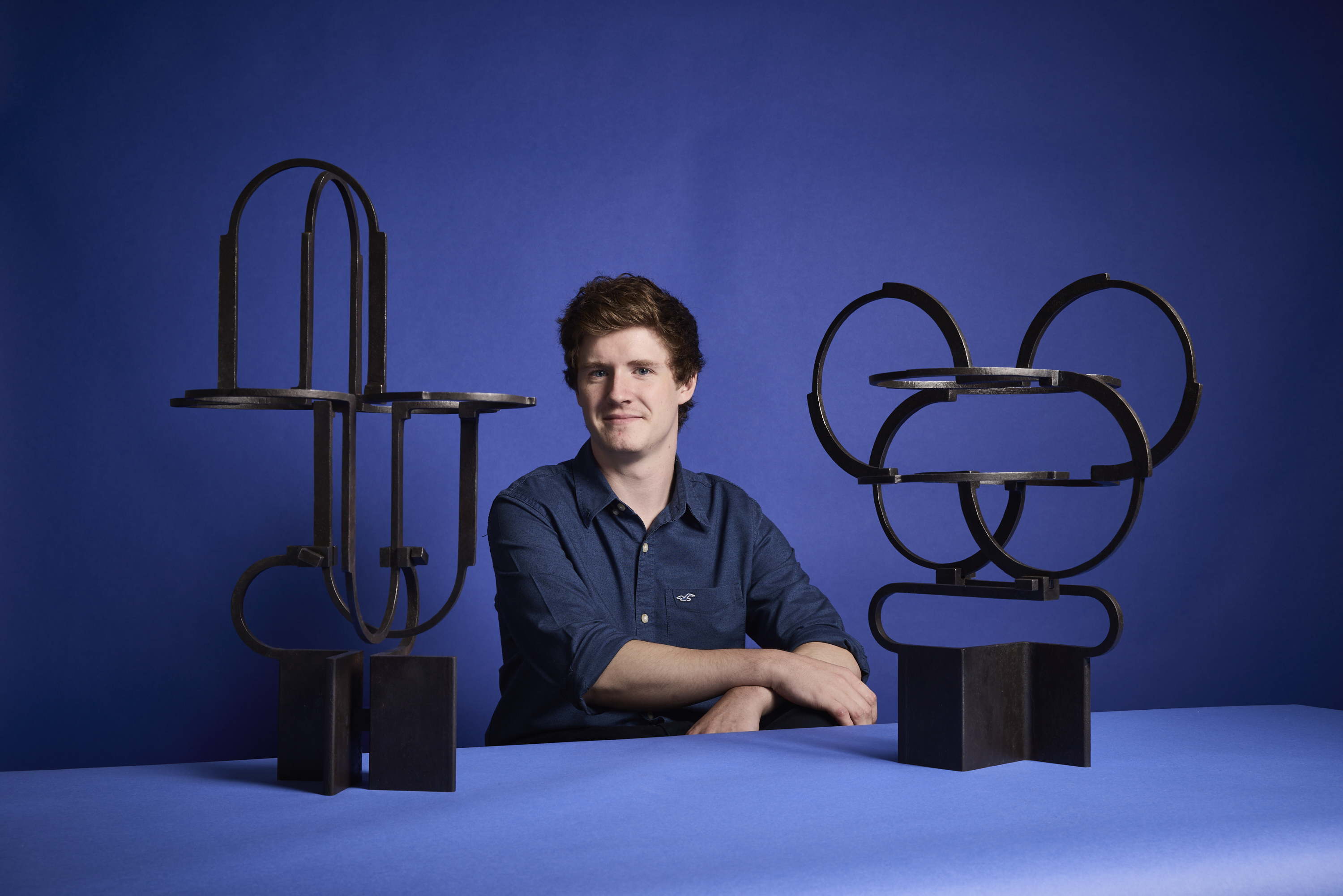 Young British blacksmith and weaver take top prizes at New Designers Week 1 showcase