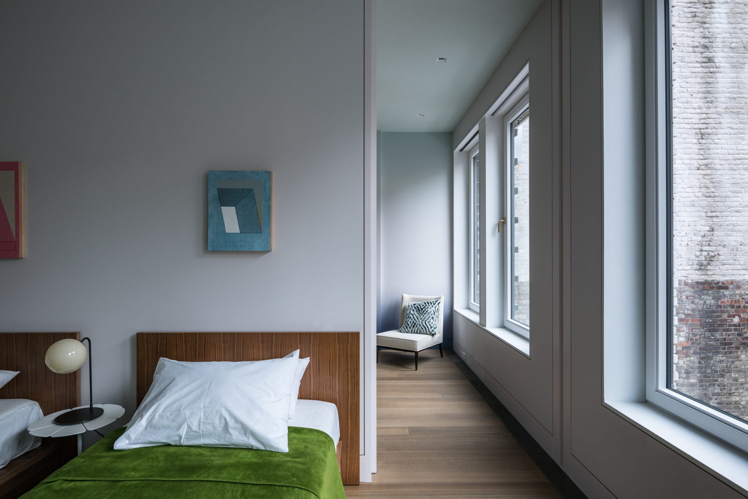 View of fourth floor. Photo by Alan Tansey.
