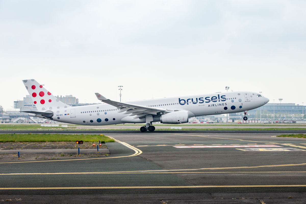 For illustration purposes: an A330 in the Brussels Airlines' fleet