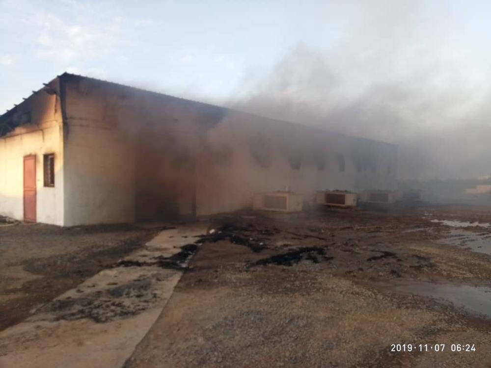 Inside the compound of Mokha hospital, credit MSF
