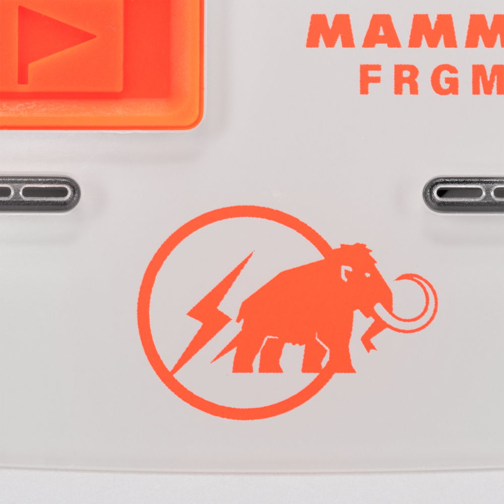 The orange color is used throughout the product, making it highly visible and easy to operate. (Photo: ©Mammut Sports Group AG)