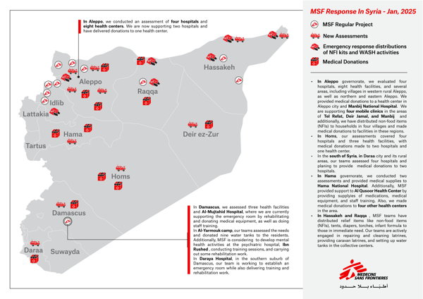 MSF issues urgent call to ramp up humanitarian response in Syria