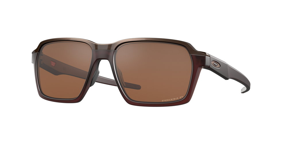 OAKLEY PARLAY MATTE ROOTBEER WITH PRIZM TUNGSTEN POLARIZED