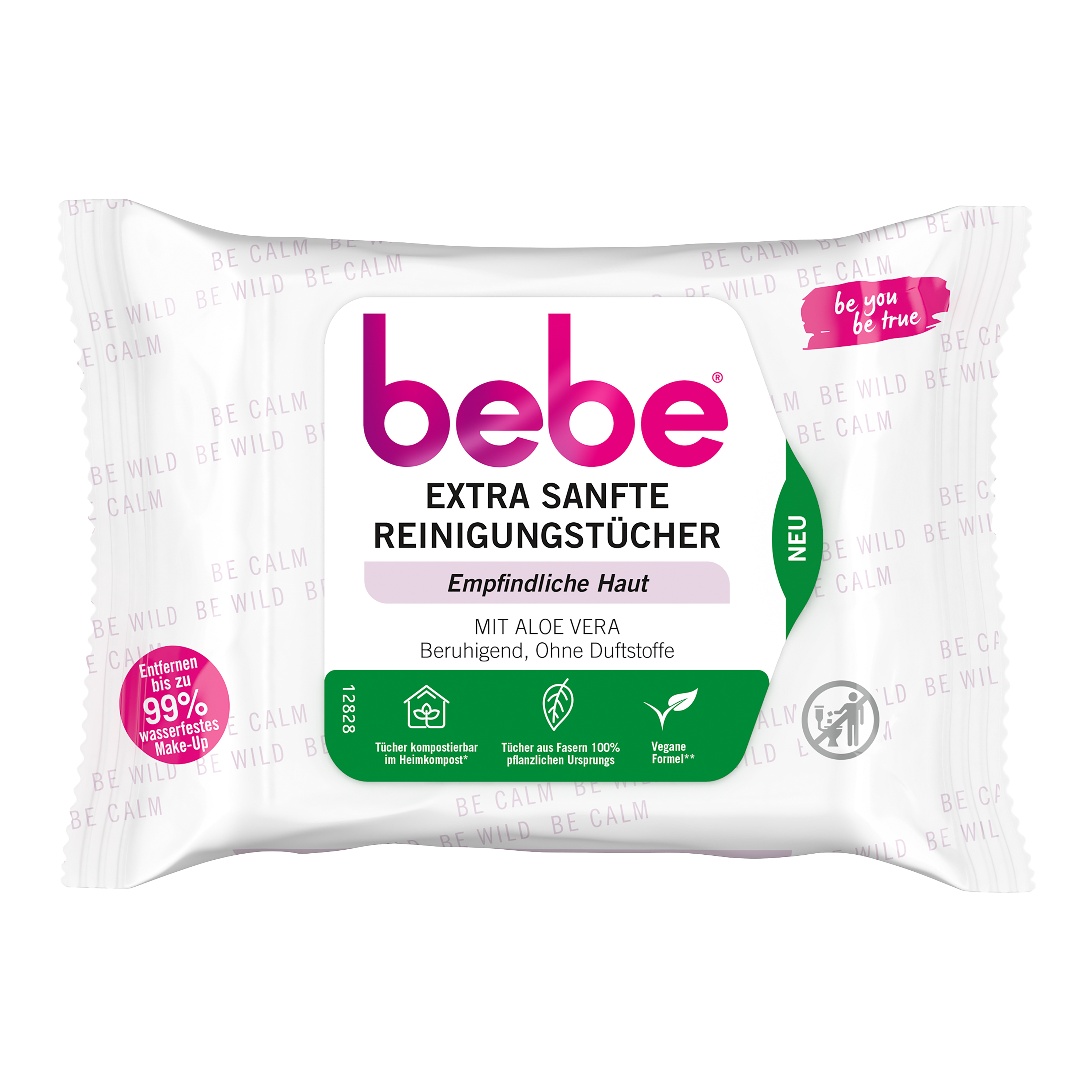 bebe® Extra Sanfte Reinigungstücher mit Aloe Vera natürlichen Ursprungs