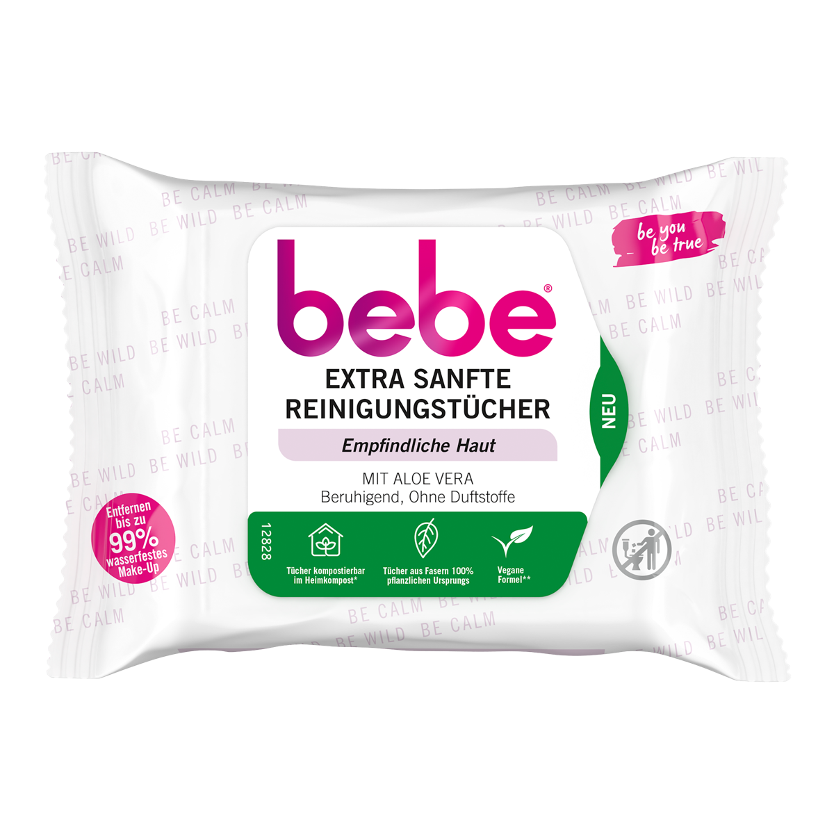 bebe® Extra Sanfte Reinigungstücher mit Aloe Vera natürlichen Ursprungs