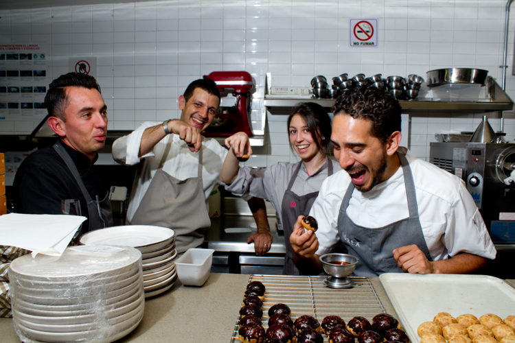 Chef Edgar Núñez Magaña, Chef Matteo Salas, Chef Sofía Cortina y Chef Oswaldo Oliva