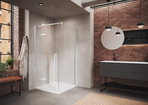 ©Facq Urbexa Pure Swing Door With Fittings And Side Panel White Edition