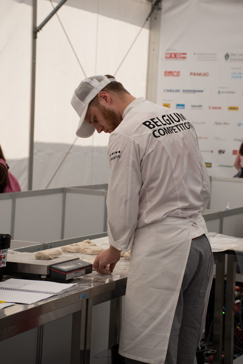 Très belle prestation en Boulangerie pour Simon Burton © WorldSkills Belgium