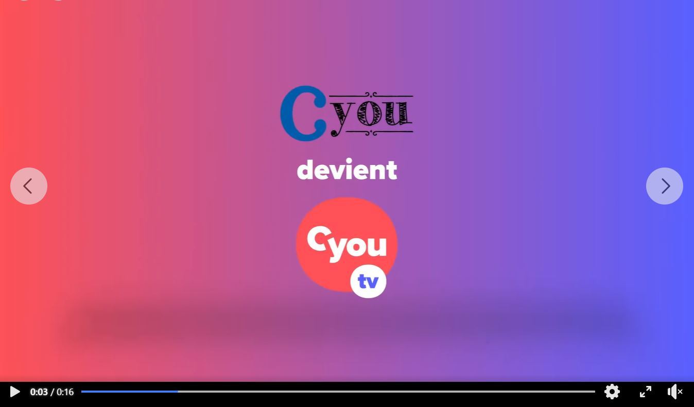 Cyou devient Cyou TV