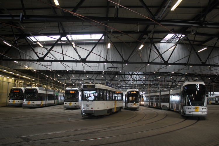 Stelplaats Deurne, van De Lijn, gebouwd in 2012.
