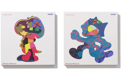 KAWS Brooklyn Museum Isolation-Tower Ankle Bracelet Jigsaw Puzzle