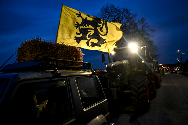 Protests boost sympathy for Flemish farmers, survey shows