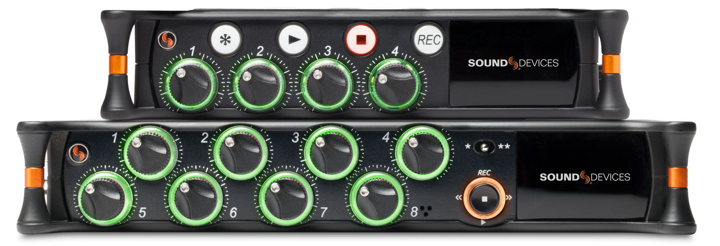 A new firmware update will turn the Sound Devices MixPre-6 (top) and MixPre-10T portable audio recorders into ideal tools for VR content creators. The recorders include the AMBEO A-B
converter and an AMBEO to binaural decoder to directly monitor spatial audio at the recorder. 