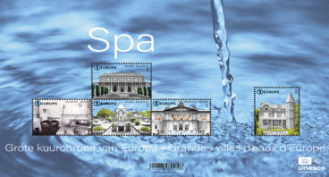 La ville thermale de Spa mise à l'honneur avec une émission spéciale de timbres-poste