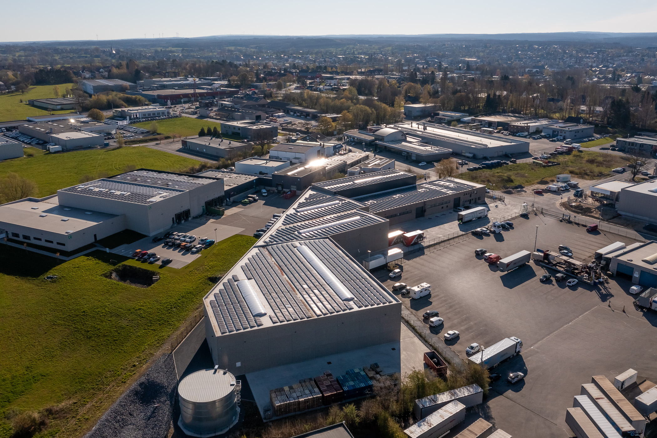 Eurover: ein noch nachhaltigeres Recycling von Hygieneartikeln dank der Sonnenenergie von Luminus