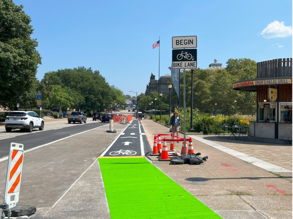 Schenley Plaza along Forbes Avenue between Schenley Drive and Schenley Drive Extension