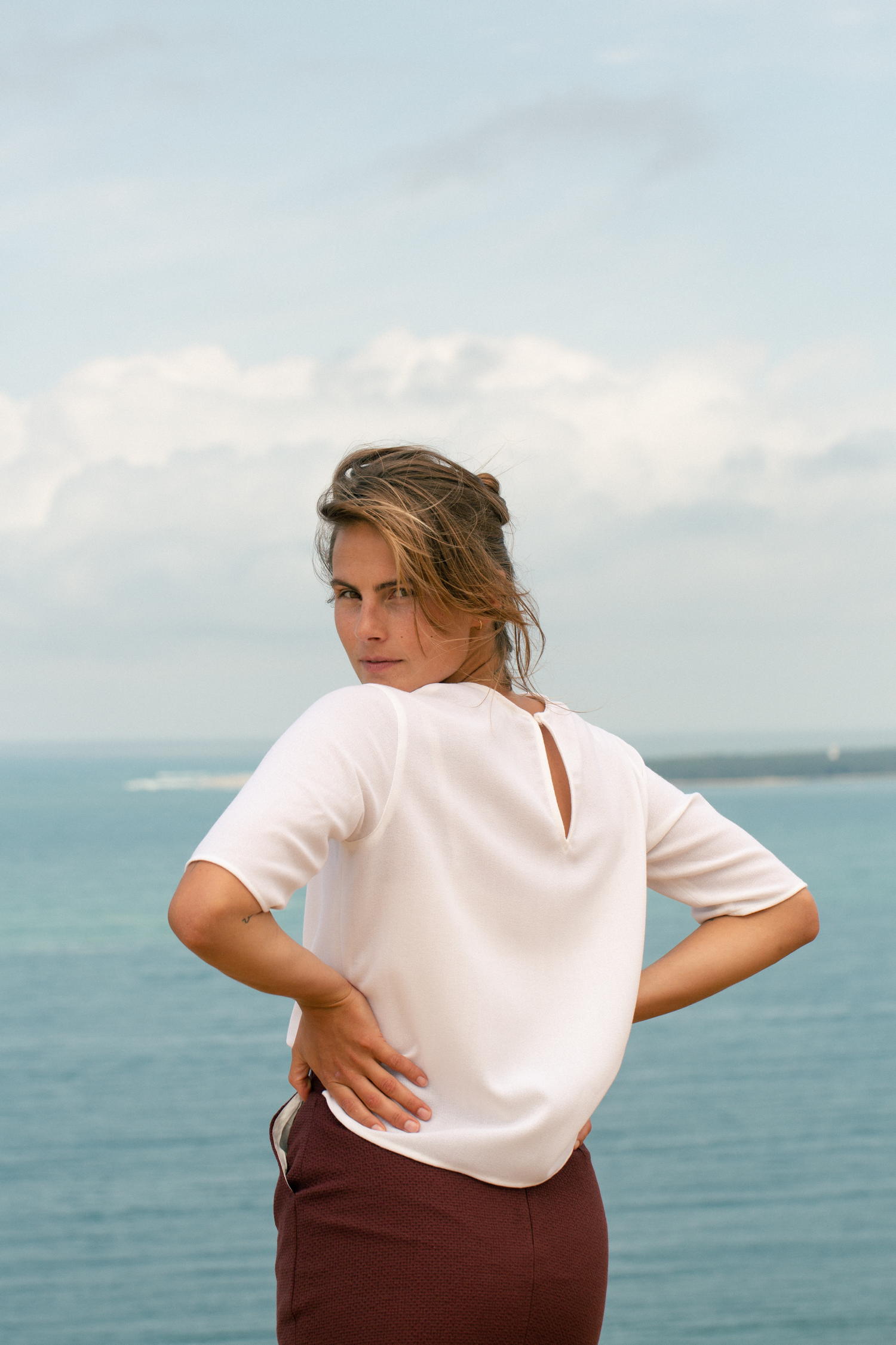 Mardi Editions_Top Daphné - Crêpe de laine Blanc_145€