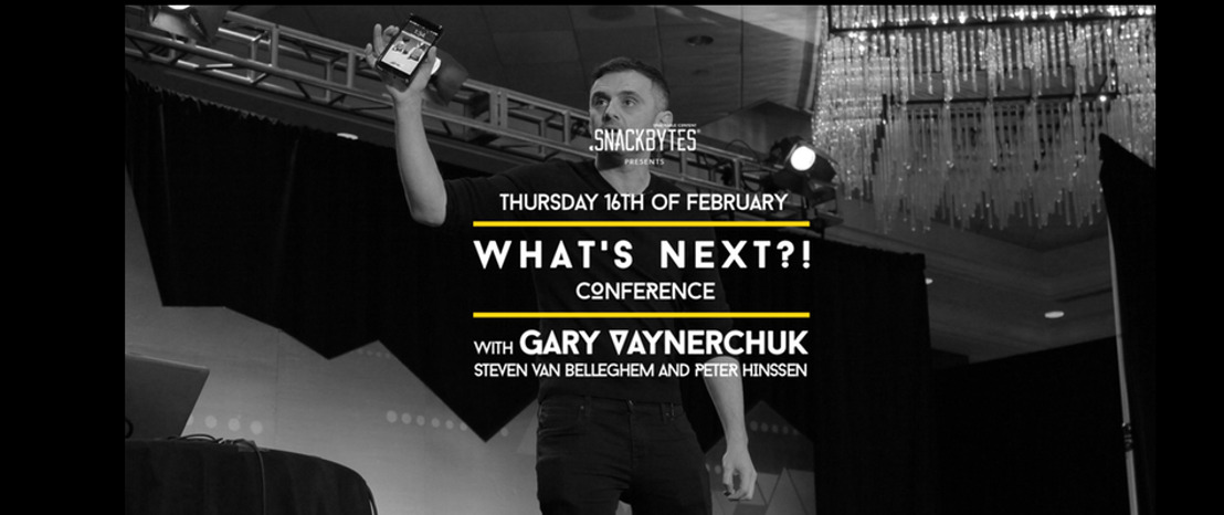 Start it @kbc biedt start-ups exclusief vragenuurtje met Amerikaans internetfenomeen Gary Vaynerchuk