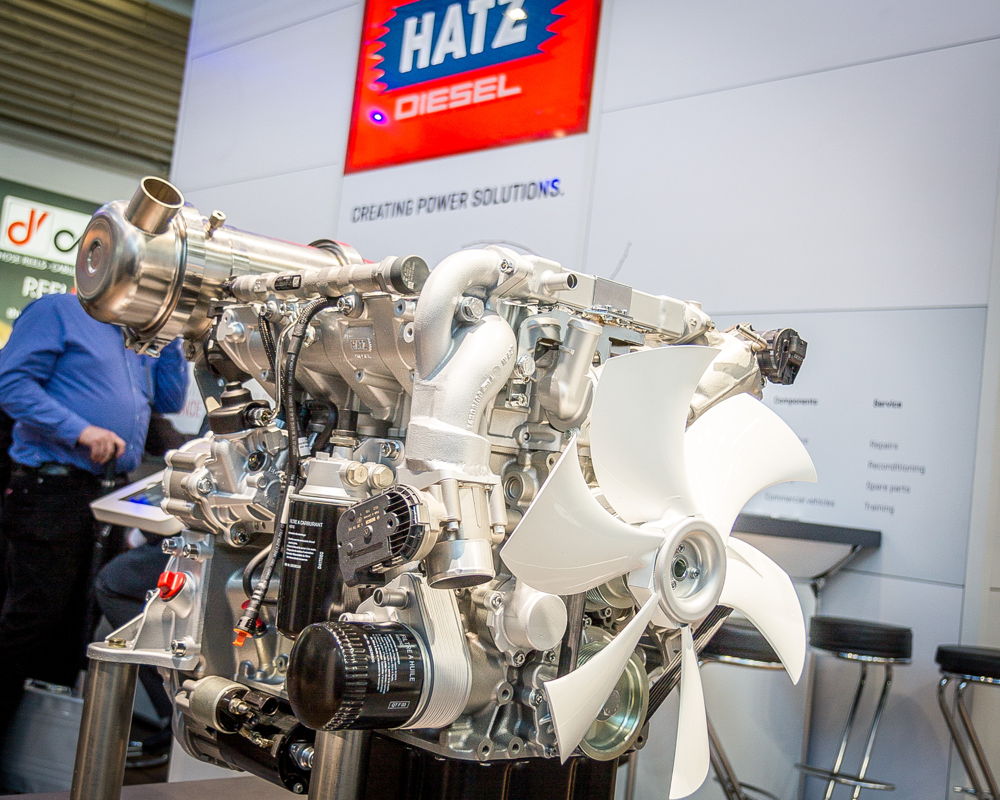 Hatz premieres at the Cemat Asia show and focuses on the new liquid cooled Hatz H-series diesel engines